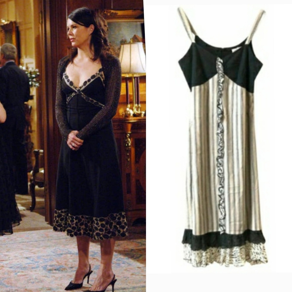 Lorelei Gilmore Alternative Vintage Silk Slip Dress Gilmore Girls